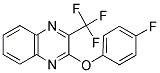 2-(4-FLUOROPHENOXY)-3-(TRIFLUOROMETHYL)QUINOXALINE Struktur