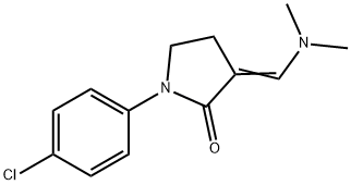 1-(4-CHLOROPHENYL)-3-[(DIMETHYLAMINO)METHYLENE]-2-PYRROLIDINONE Struktur