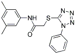 N-(3,5-DIMETHYLPHENYL)-2-[(1-PHENYL-1H-1,2,3,4-TETRAAZOL-5-YL)SULFANYL]ACETAMIDE Struktur