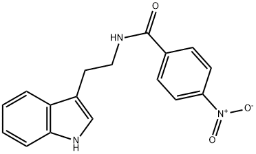 N-(2-INDOL-3-YLETHYL)(4-NITROPHENYL)FORMAMIDE Struktur