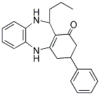 2,10-DIAZA-5-PHENYL-9-PROPYLTRICYCLO[9.4.0.0(3,8)]PENTADECA-1(11),3(8),12,14-TETRAEN-7-ONE Struktur