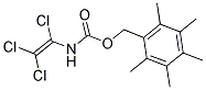 2,3,4,5,6-PENTAMETHYLBENZYL N-(1,2,2-TRICHLOROVINYL)CARBAMATE Struktur