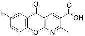 6-FLUORO-2-METHYL-10-OXO-10H-9-OXA-1-AZA-ANTHRACENE-3-CARBOXYLIC ACID Struktur