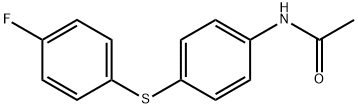 N-(4-[(4-FLUOROPHENYL)SULFANYL]PHENYL)ACETAMIDE Struktur