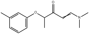 1-(DIMETHYLAMINO)-4-(3-METHYLPHENOXY)-1-PENTEN-3-ONE Struktur