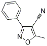 5-METHYL-3-PHENYL-4-ISOXAZOLECARBONITRILE Struktur