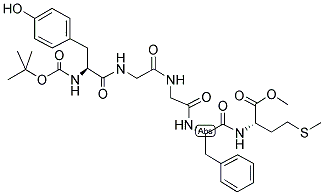 BOC-MET-ENKEPHALIN-METHYL ESTER Struktur