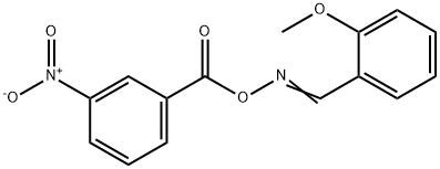 1-METHOXY-2-(([(3-NITROBENZOYL)OXY]IMINO)METHYL)BENZENE Struktur