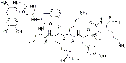 ([125I]-TYR)-ALPHA-NEOENDORPHIN Struktur