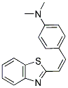 TRANS-2-[4-(DIMETHYLAMINO)STYRYL]BENZOTHIAZOLE Struktur