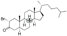 2-ALPHA-BROMO-5-ALPHA-CHOLESTAN-3-ONE Struktur