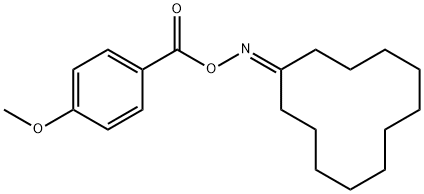 1-([(4-METHOXYBENZOYL)OXY]IMINO)CYCLODODECANE Struktur