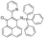 2-(2-PYRIDYL)-3-[(1,1,1-TRIPHENYL-LAMBDA5-PHOSPHANYLIDENE)AMINO]-1H-PHENALEN-1-ONE Struktur