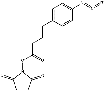 SULPHOSUCCINIMIDYL 4-(4-AZIDOPHENYL)BUTYRATE Struktur