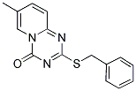 2-(BENZYLSULFANYL)-7-METHYL-4H-PYRIDO[1,2-A][1,3,5]TRIAZIN-4-ONE Struktur