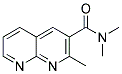 N,N-DIMETHYL-2-METHYL-1,8-NAPHTHYRIDINE-3-CARBOXAMIDE Struktur