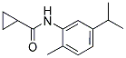 CYCLOPROPYL-N-(2-METHYL-5-(ISOPROPYL)PHENYL)FORMAMIDE Struktur