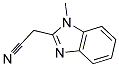 (1-METHYL-1H-BENZOIMIDAZOL-2-YL)-ACETONITRILE Struktur