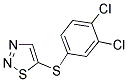 3,4-DICHLOROPHENYL 1,2,3-THIADIAZOL-5-YL SULFIDE Struktur