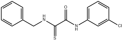 2-(BENZYLAMINO)-N-(3-CHLOROPHENYL)-2-THIOXOACETAMIDE Struktur