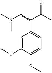 3-(3,4-DIMETHOXYPHENYL)-4-(DIMETHYLAMINO)-3-BUTEN-2-ONE Struktur