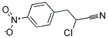 2-CHLORO-3-(4-NITRO-PHENYL)-PROPIONITRILE Struktur