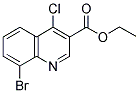 ETHYL 8-BROMO-4-CHLORO-3-QUINOLINECARBOXYLATE Struktur