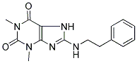 1,3-DIMETHYL-8-[(2-PHENYLETHYL)AMINO]-3,7-DIHYDRO-1H-PURINE-2,6-DIONE Struktur