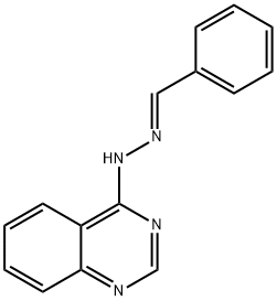 BENZENECARBALDEHYDE N-(4-QUINAZOLINYL)HYDRAZONE Struktur