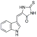 5-(INDOL-3-YLMETHYLENE)-2-THIOXOIMIDAZOLIDIN-4-ONE Struktur