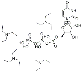 URIDINE 5'-TRIPHOSPHATE, [GAMMA-32P] TETRA-TRIETHYLAMMONIUM SALT Struktur