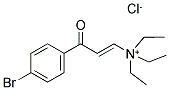 [3-(4-BROMOPHENYL)-3-OXOPROP-1-ENYL](TRIETHYL)AMMONIUM CHLORIDE Struktur