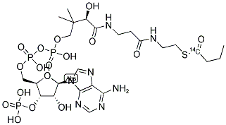 BUTYRYL COENZYME A, [BUTYRYL-1-14C] Struktur