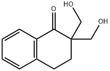 2,2-BIS(HYDROXYMETHYL)-3,4-DIHYDRO-1(2H)-NAPHTHALENONE Struktur