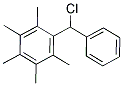 1-[CHLORO(PHENYL)METHYL]-2,3,4,5,6-PENTAMETHYLBENZENE Struktur