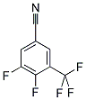 3,4-DIFLUORO-5-(TRIFLUOROMETHYL)BENZONITRILE Struktur