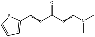 1-(DIMETHYLAMINO)-5-(2-THIENYL)-1,4-PENTADIEN-3-ONE Struktur