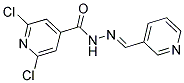 N'4-(3-PYRIDYLMETHYLIDENE)-2,6-DICHLOROPYRIDINE-4-CARBOHYDRAZIDE Struktur