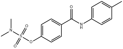 N,N-DIMETHYL[4-(4-TOLUIDINOCARBONYL)PHENYL]SULFAMATE Struktur