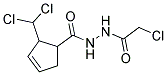 N'1-(2-CHLOROACETYL)-2-(DICHLOROMETHYL)CYCLOPENT-3-ENE-1-CARBOHYDRAZIDE Struktur