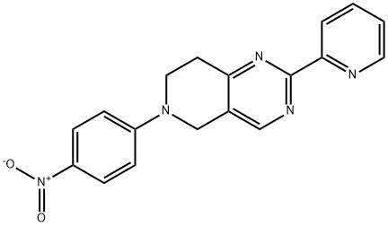 6-(4-NITROPHENYL)-2-(2-PYRIDINYL)-5,6,7,8-TETRAHYDROPYRIDO[4,3-D]PYRIMIDINE Struktur