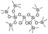 BIS(TRIS(TRIMETHYLSILOXY)SILOXY)DICHLOROSILANE Struktur