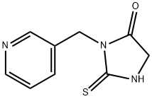 3-(3-PYRIDINYLMETHYL)-2-THIOXOTETRAHYDRO-4H-IMIDAZOL-4-ONE Struktur