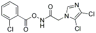 N-[(2-CHLOROBENZOYL)OXY]-2-(4,5-DICHLORO-1H-IMIDAZOL-1-YL)ACETAMIDE Struktur