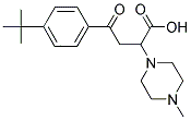 4-[4-(TERT-BUTYL)PHENYL]-2-(4-METHYLPIPERAZINO)-4-OXOBUTANOIC ACID Struktur