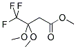 METHYL 4,4,4-TRIFLUORO-3,3-DIMETHOXYBUTANOATE Struktur