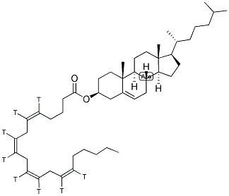 CHOLESTERYL ARACHIDONATE, [ARACHIDONATE 5,6,8,9,11,12,14,15-3H] Struktur