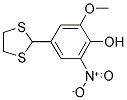 4-(1,3-DITHIOLAN-2-YL)-2-METHOXY-6-NITROPHENOL Struktur