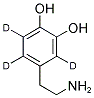 DOPAMINE HCL (RING-D3) Struktur