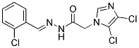 N'1-(2-CHLOROBENZYLIDENE)-2-(4,5-DICHLORO-1H-IMIDAZOL-1-YL)ETHANOHYDRAZIDE Struktur